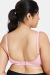 Zivame True Curv Double Layered Non Wired 3/4th Coverage Sag Lift Bra - Dawn Pink — thumbnail 2